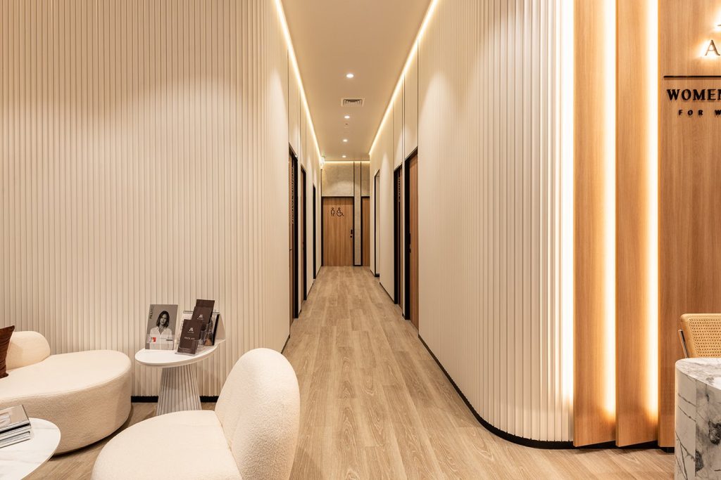 Clinic hallway